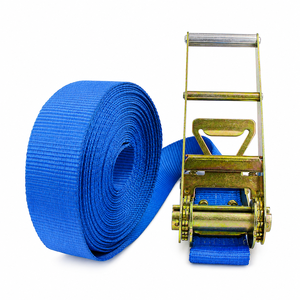 Sangle à cliquet industrielle 100 mm 10000 kg en polyester pour la fixation de charges lourdes – Solution de transport OEM ODM – Fournisseur d'usine - Product Image 1