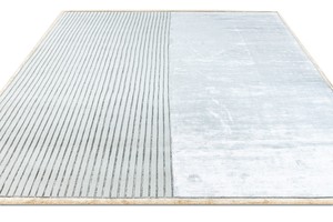 Tapis persan en laine et soie fait main de qualité supérieure, taille personnalisée, lavable, avec support en PVC pour la maison et le bureau - Product Image 3