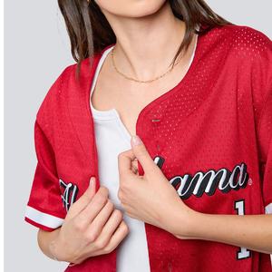 Camiseta de béisbol sólida para hombre y mujer, camiseta de manga corta informal lisa con botones para uso diario - Product Image 4