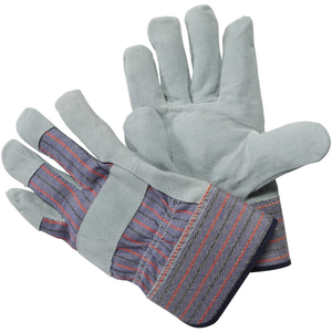 Gants de sécurité en cuir de mouton pleine fleur, résistants à l'abrasion, antidérapants, gants de travail polyvalents, avec poignet élastique - Product Image 4