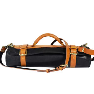 กระเป๋าหนังใส่มีดแบบม้วนสั่งทำพิเศษ กระเป๋าเชฟหนังแบบม้วนพร้อมช่องเก็บของสำหรับเชฟ รุ่น LKR-0336 - Product Image 1