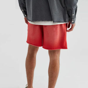 Shorts de survêtement vintage pour hommes, couleurs personnalisées, séchage rapide, 100 % coton molletonné, effet vieilli et délavé à l'acide - Product Image 2
