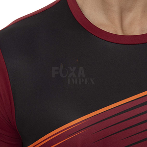 2024 OEM, venta al por mayor, camisetas sublimadas de golf de algodón de secado rápido con logotipo personalizado para hombres, diseño impreso de tela ligera de talla grande - Product Image 3