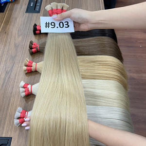 ผมแท้ 100% แบบตรง  ต่อผมแบบเส้น  มีหลายสี พร้อมส่ง  ขายส่ง - Product Image 2