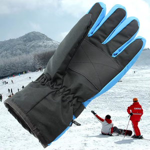 Gants de ski légers en Spandex/Coton, compatibles écran tactile, imperméables, pour snowboard et glace, fournis directement par l'usine chinoise - Product Image 4