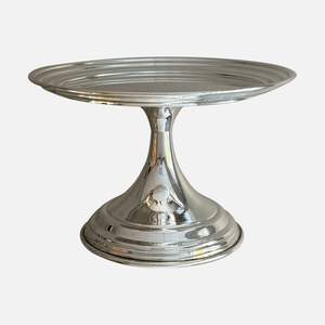 Soporte de pastel de metal de doble nivel de primera calidad con anillo decorativo superior para fiestas de té y decoración de bodas - Product Image 5