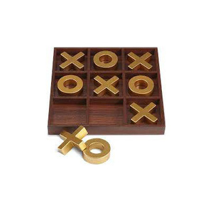 Juego de Mesa Tic Tac Toe de Madera Hecho a Mano, Decoración Clásica para Mesa de Centro, Rompecabezas Educativo, Juguete para Niños, Regalos de Viaje Familiares - Product Image 2