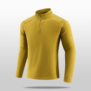 2026 High Quality Quarter Zip Warm Fleece Hoodie Fashionable <b>Tech</b> Fleece Jacket logo Customize Men's Microfiber Fleece Hoodies - Product Image 3