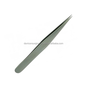 คีมจับอัญมณีสแตนเลสเกรดศัลยกรรมหู คอ จมูก คุณภาพสูง # เครื่องมือผ่าตัดแบบธรรมดา 3 ชิ้น ขนาด 11 ซม. ใช้สำหรับการผ่าตัด - Product Image 5