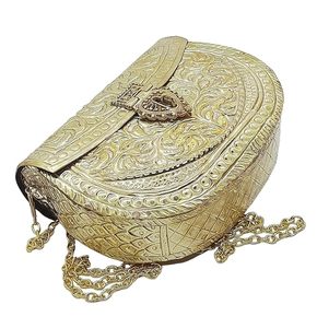 Handmade Brass Clutch Bag-Classic Style Customizable Design <b>for</b> Women <b>for</b> Party Wedding Special Occasions - Product Image 1