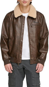 Chaqueta de Cuero Acolchada para Hombre, Color Marrón Oscuro, Cuello Alto, Estilo Casual, Ropa de Abrigo Cálida, Logotipo Frontal Personalizado, Proveedor - Product Image 6