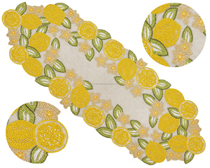 ผ้าคาดโต๊ะถักลายลูกปัดสำหรับตกแต่งโต๊ะและห้องครัวแผ่นปูสำหรับตกแต่งบ้าน - Product Image 4