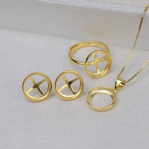 Composants de bijoux en argent S925, perle vide en forme de coquille de cheval, 12 mm, pour pendentif, anneau, ensemble-1762, composants de bijoux à aiguille - Product Image 1