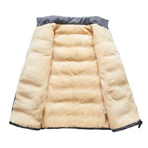 Men’s Winter Puffer Vest Sleeveless Jacket Thick Quilted Design Warm Thermal Insulated Body <b>Warmer</b> for Outdoor Activities Casual - Product Image 1