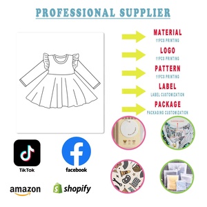 OEM ODM Vêtements pour enfants personnalisés Ensembles de vêtements pour filles Jour de la Saint-Patrick Robe pour enfants Imprimé vert Vêtements pour sœurs - Product Image 5