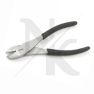 Heavy Duty Crimping Fishing Wire Diagonal Cutter TC Tip Jaws Stainless Steel 200mm Matt <b>Foam</b> Handles Jewelry Making DIY <b>Crafts</b> - Product Image 4