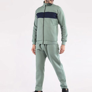 Survêtement zippé pour homme de haute qualité, doux et résistant, parfait pour la course à pied, la salle de sport et les sorties décontractées, survêtements zippés tendance - Product Image 5