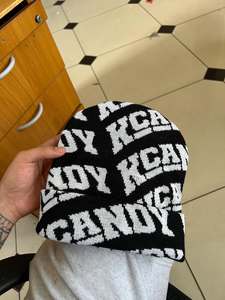 Gorros de Moda para Hombre OEM, Gorros de Punto Acrílicos 100% con Rayas Jacquard, Gorros de Mohair Unisex para Invierno, Gorros de Diseñador con Borde Plegado para Exteriores - Product Image 1