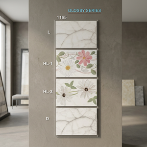 Modern 3D Marble Design Bathroom Kitchen Glossy Glazed Ceramic Digital <b>Wall</b> Tiles 200x300mm Competitive Price - Product Image 4