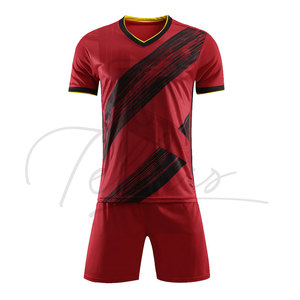 Sports Wear Adult Size Soccer Uniform in Reasonable Prices Breathable Comfortable and Soft Soccer Uniform Soccer Uniform Set - Product Image 2