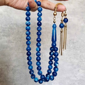 Tasbih Misbaha de Piedra Natural, 99 Cuentas, Rosario Musulmán para Oración y Dhikr, Regalo para Ramadán y Eid, Artículo Islámico, Proveedor, Pedido al por Mayor - Product Image 1
