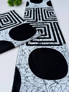 Tela de Algodón Ankara Holandesa con Estampado Africano Premium, Diseño Vibrante para Prendas Tradicionales de Kumasi - Product Image 6