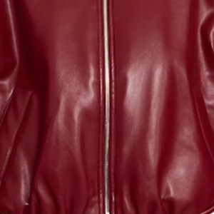 Custom Sorority <b>Red</b> Quilted Collar Faux Leather Jacket Women's Slim Motorcycle Style Wholesale Manufacturer Private Label OEM - Product Image 3