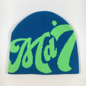 Gorro Unisex de Alta Calidad OEM, Color Negro, Diseño Jacquard Personalizado, Gorro de Invierno para Mujer - Product Image 6