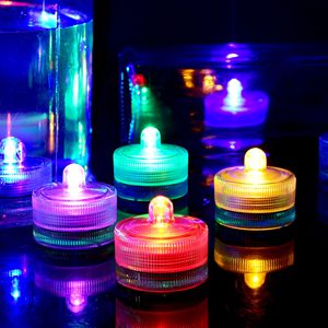 Wholesale High Quality Electric Submersible LED Candle Fish Tank <b>Lights</b> Garden <b>Pond</b> Decorative Tea <b>Light</b> Candles Fabric - Product Image 2
