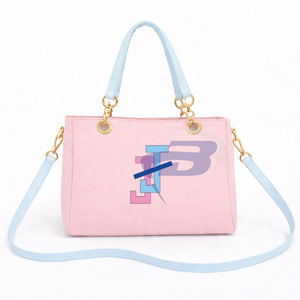 Bolso de lona con cremallera para mujer de la hermandad Jack And Jill Of America, con letras griegas, diseño de logotipo personalizado, almacenamiento para portátil, para uso diario - Product Image 1