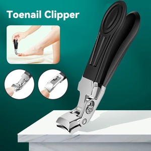 Cortauñas de Acero Inoxidable Anti-Salpicaduras, Curvos y Afilados para Uñas Gruesas, Alicates Diagonales Profesionales para Uñas de los Pies, Tijeras para Uñas de los Pies - Product Image 4