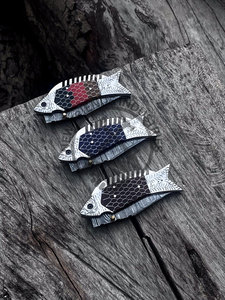 Nouveau couteau de poche artisanal en acier Damas, couteau pliant pour la pêche, couteau de chasse et de camping, cadeau personnalisé pour hommes et garçons d'honneur - Product Image 2