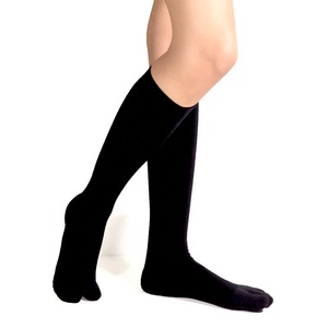 Breathable Knee-Length Two-<b>Toe</b> Compression <b>Socks</b> Thin Anti-Slip and Anti-Bacterial for Varicose Veins - Product Image 2