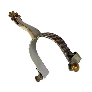 Nouvel Arrivage : Éperons d'équitation western vieillis avec articulation fine – Accessoires et équipement équestre - Product Image 6