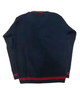 Venta Caliente de Fábrica, Uniforme Escolar de Alta Calidad con Logotipo Personalizado, Unisex, para Niños, de Punto Acrílico, Manga Larga, Cuello en V, Cómodo - Product Image 3