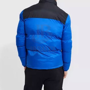 Veste matelassée pour homme 100% polyester imperméable pour usage extérieur, vente en gros, logo et designs personnalisés, veste pour homme - Product Image 6