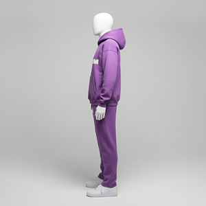 Conjunto Deportivo Personalizado Ecológico de Nylon, Talla Grande, Sudadera con Capucha, Pantalones Deportivos Casuales, Ligeros y Transpirables para Hombre - Product Image 4