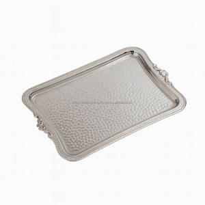 <b>Mirror</b> Polish Food Serving Trays Wedding Party Decoration Tableware Decorative Trays Brass <b>Silver</b> Tray Handmade Food Safe - Product Image 6