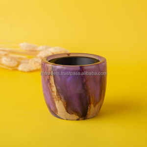 Quemador de Incienso de Madera Decorativo de Lujo con Resina Epoxi, Moderno, para Regalos de Ramadán y Eid, Decoración del Hogar y Estilo Interior - Product Image 3