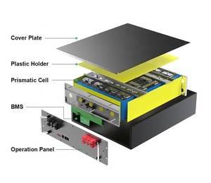 48V 51,2 V 100Ah 200Ah 400Ah LiFePO4 Batería de iones de litio Rack de servidor 5kWh 10kWh 20kWh Batería de almacenamiento de energía solar doméstica - Product Image 4