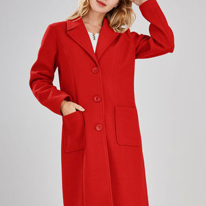 Fabricant professionnel de manteaux d'hiver décontractés pour femmes, sur mesure, design unique, respirant, épais, en laine. - Product Image 4