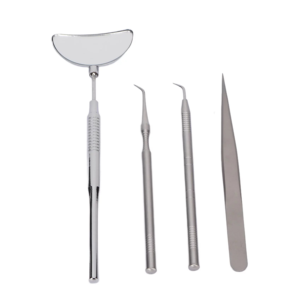 4Pcs Stainless Steel Eyelash Extension Tweezers & Lash Mirror Set Professional Precision Beauty <b>Tools</b> for Lash Artists - Product Image 1