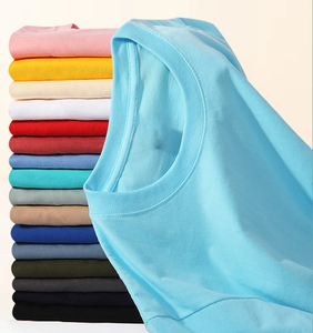 Camiseta de Manga Corta Unisex de Algodón Peinado de 17 Colores con Logotipo Personalizado Bordado OEM, Precio de Fábrica de Bangladesh y China - Product Image 5