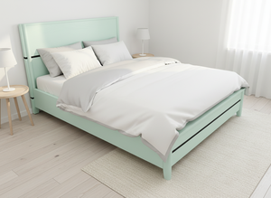 Cadre de lit en bois massif de mangue de qualité supérieure pour chambre à coucher, mobilier en bois d'intérieur, qualité export, vente en gros, OEM, ODM, directement de l'usine, sur mesure - Product Image 4