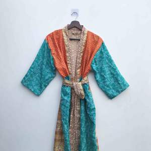 Kimono de Seda para Mujer con Logotipo Personalizado al por Mayor, Bata de Satén para Novia - Product Image 1