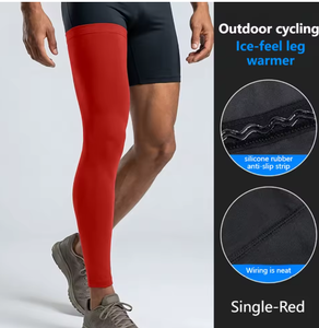 HAWK SPORTS INDUSTRIES Chauffe-jambes IceFeel en mélange de Spandex, antidérapant, respirant, pour cyclisme en extérieur, unisexe, toutes saisons, avec soutien - Product Image 2