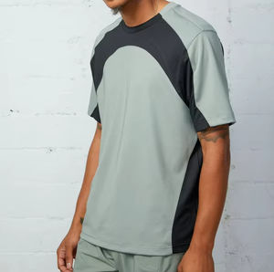 เสื้อยืดผู้ชาย เสื้อยืดคอตตอน 100% สำหรับผู้ชาย เสื้อยืดคอกลมทรงโอเวอร์ไซส์แบบใหม่สำหรับฤดูร้อน เสื้อยืดคุณภาพสูง สีขาวล้วน 230 กรัม - Product Image 5