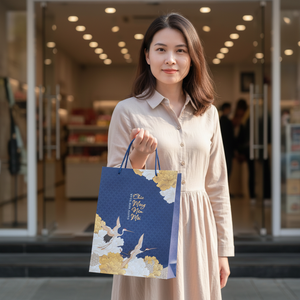 Bolsas de Papel Personalizadas con Logotipo, Bolsa de Compras de Lujo, Ecológica, Reciclable, Apta para Microondas, Paquete de Regalo, Tamaño Personalizado - Product Image 5