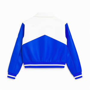 Ready To Ship ZPB PU Leather Bomber Varsity <b>Jacket</b> High Quality Stylish Racer <b>Jacket</b> Custom Greek Sorority & Fraternity Apparel - Product Image 5