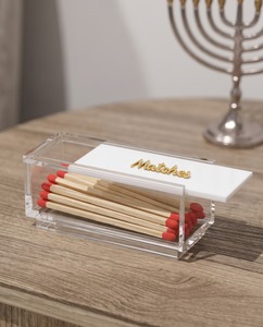 Precio de Fábrica para Acrílico Transparente Contemporáneo para Caja de Cigarrillos, Fusionando Elegancia Moderna con Tradiciones Atemporales de Hanukkah - Product Image 6
